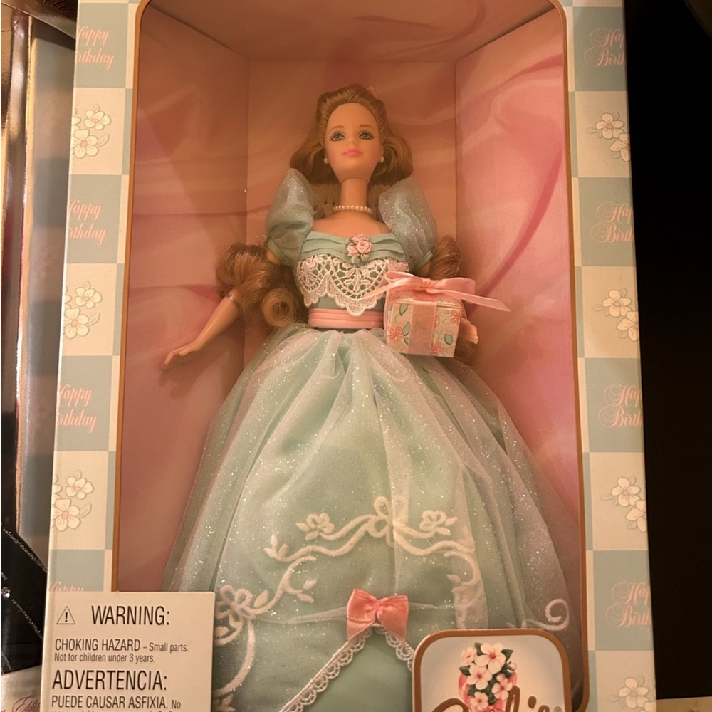 Vintage Barbie - 1997 Mint Green Collectible Doll with Gift Box